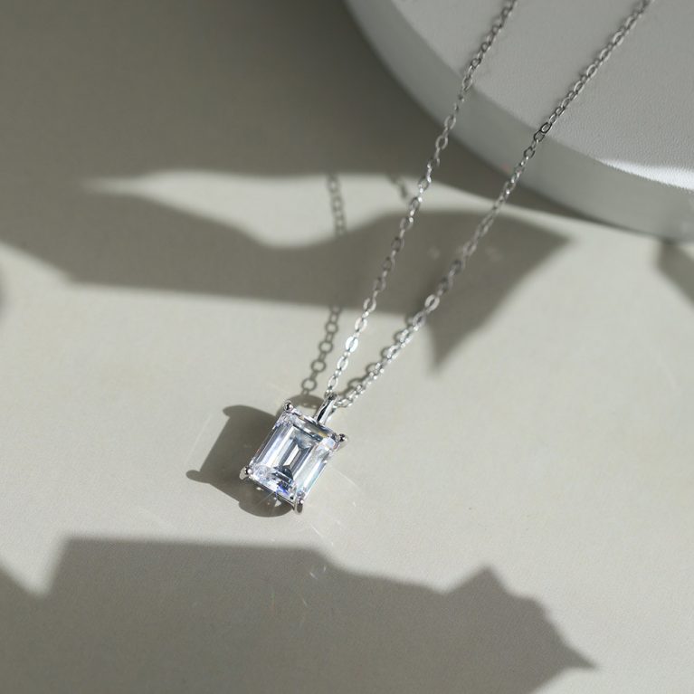Collier Chaîne Lumiere Argent 925 & Zirconium